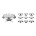 Voordeelpak 10x Noxion LEDspot AR111 G53 12V 7.4W 927 40D 450lm | Dimbaar - Zeer Warm Wit - Vervangt 50W