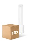 Voordeelpak 10x Ledvance Dulux-L LED 8W - 840 Koel Wit | Vervangt 18W