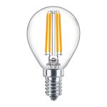 Philips Corepro LED Lustre E14 Kogel Filament Helder 6.5W 806lm - 840 Koel Wit | Vervangt 60W