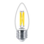 Philips MASTER LED E27 Kaars Filament Helder 3.4W 470lm - 922-927 Dim To Warm | Beste Kleurweergave - Dimbaar - Vervangt 40W