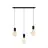 Calex XXL Hoge lumen Goud Complete Set - Including 3 XXL Lamps + Cordset Rechthoekig basis
