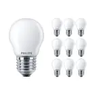 Voordeelpak 10x Philips Corepro LED Lustre E27 Kogel Mat 2.2W 250lm - 827 Zeer Warm Wit | Vervangt 25W